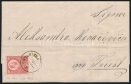 1871 Réznyomat 5kr Levélen / Mi 10 On Cover 'ALT GRADISKA' - 'SISAK' - 'TRIEST' - Other & Unclassified