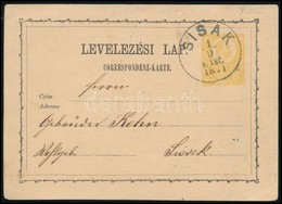 1871 Díjjegyes Levelezőlap / PS-card 'SISAK' - Andere & Zonder Classificatie