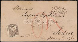 1872 15kr Ajánlott Levélen, Ritka Ovális Ajánlási Bélyegzéssel / On Registered Cover 'MAKÓ' - Pest - Andere & Zonder Classificatie