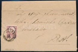 1873 Réznyomat 5kr Levélen / Mi 10 On Cover 'VALPO' - Pest - Andere & Zonder Classificatie