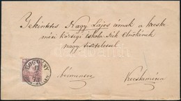1873 Réznyomat 5kr Levélen / Mi 10 On Cover 'BOGDÁNY / DUNA-MELLETT' - Kecskemét - Other & Unclassified