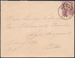 1874 Réznyomat 5kr Levélen / Mi 10 On Cover 'GOMBA' - Pest - Autres & Non Classés