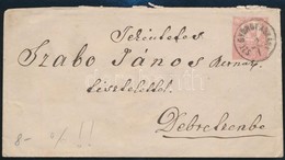 1875 5kr Díjjegyes Boríték / PS-cover 'SZT.GYÖRGY ÁBRÁNY' (Gudlin 400 P) - Debrecen - Autres & Non Classés