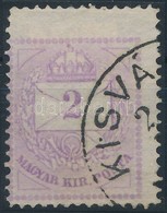 O 1874 2kr Extra Magasra Fogazva, 27 Mm / Strongly Shifted Perforation - Sonstige & Ohne Zuordnung