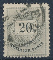 O 1874 20kr 13: 11 1/2 Fogazással / Perf. - Altri & Non Classificati