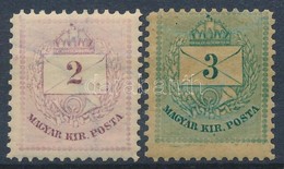 ** 1881 2kr + 3kr II. Lemez 11 1/2 Fogazással / Plate II, Perfs. 11 1/2 - Sonstige & Ohne Zuordnung