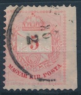 O 1881 5kr Jobb Oldalon Fogazatlan / Imperforate On The Right Side - Other & Unclassified