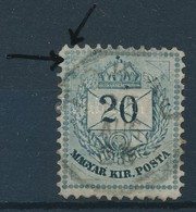 O 1881 20kr, Bal Felül Kontár Javítással (ex Lovász) / With Retouche - Other & Unclassified