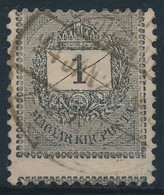 O 1889 1kr Extra Képbefogazással / Shifted Perforation - Andere & Zonder Classificatie