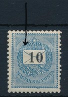 * 1889 10kr Fénylő Pont Lemezhibával / Plate Flaw - Other & Unclassified