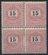 * 1898 15kr Négyestömb / Mi 48 AX Block Of 4 - Sonstige & Ohne Zuordnung