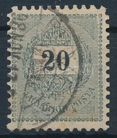 O 1898 20kr 11 1/2 Fogazással (20.000) / Mi 49BX - Autres & Non Classés