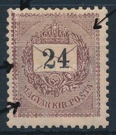 * 1898 24kr Kitörésekkel, Lemezhibákkal / Plate Flaws - Autres & Non Classés