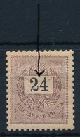 * 1898 24kr Megszakadt Boríték Lemezhiba / Plate Flaw - Autres & Non Classés