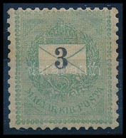 ** 1899 3kr Számvízjellel, Ritka Darab! / Mi 43AY With Number In Watermark, Rare! - Autres & Non Classés
