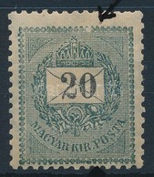 * 1899 20kr Kitöréssel, Hasadt Gyöngyök / Plate Flaws - Other & Unclassified