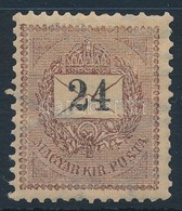 * 1899 24kr, Egy Tompa Foggal (320.000) / Short Perf - Other & Unclassified