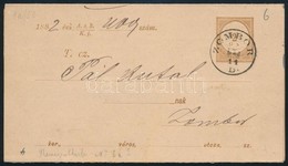 1882 Összefüggő Adóintés / Tax Warning Card 'ZOMBOR' (1c - 3 Típus) - Autres & Non Classés