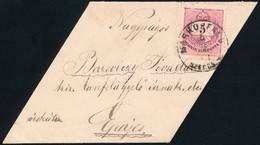 1883 5kr Levélen / On Cover 'MÁRKUSFALVA' - Eperjes - Sonstige & Ohne Zuordnung