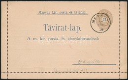 1892 31kr Díjjegyes Zárt Táviratlap / 31kr PS-telegram Cover Card 'MERÉNY' - Bánszállás - Autres & Non Classés