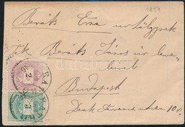 1894 2kr + 3kr Levélen / On Cover 'RATKÓ' - Autres & Non Classés