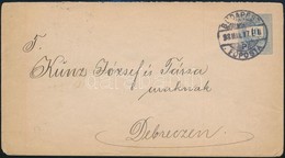 1898 10kr Díjjegyes Boríték 2. Súlyfokozatú Levélként (20.000) / 10kr PS-cover As 2nd Weight Class Cover 'BUDAPEST FŐPOS - Other & Unclassified