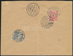 1900 Márc.22. Vegyes Bérmentesítésű Távolsági Ajánlott Levél 5kr és VÁGOTT!! Turul 25f  Bélyeggel (tarifahelyes 35f) Baj - Other & Unclassified