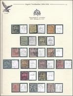 O 1904 Turul Sor, Vízjelállás 1, Albumlapon (~53.000) / Mi 74-89 With Watermark Position 1, On Album Page - Other & Unclassified