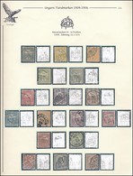 O 1904 Turul Sor, Vízjelállás 2, Albumlapon (~48.000) / Mi 74-89 With Watermark Position 2, On Album Page - Autres & Non Classés