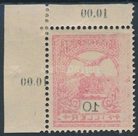 ** 1913 Turul 10f ívsarki, Gépszínátnyomattal / Mi 114 With Machine Offset - Autres & Non Classés