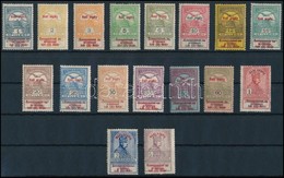 ** 1914 Hadisegély (60.000) / Mi 145-161 (1K Javított Gumi / Repaired Gum) - Sonstige & Ohne Zuordnung