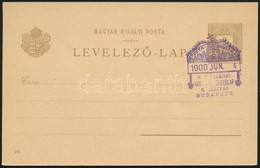 1900 2kr Díjjegyes Levelezőlap 'NEMZETKÖZI KÉPES LEVELEZŐLAP KIÁLLÍTÁS' Emlékbélyegzéssel / PS-card With Special Cancell - Autres & Non Classés