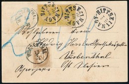 1901 Képeslap Ausztriába, Portózva / Postcard To Austria, With Postage Due 'NAGY-BITTSE' - Sonstige & Ohne Zuordnung