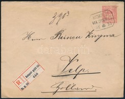 1904 10f Díjjegyes Boríték 4 X 5f + 20f Kiegészítéssel, Benne II-es Típus! Ajánlott Levélként Hollandiába / Registered P - Sonstige & Ohne Zuordnung