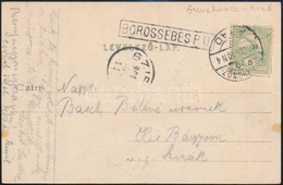 1906 Képeslap GURAHONCZ-ARAD 20.SZ. Vasúti + BOROSSEBES Pályaudvari Bélyegzéssel / Postcard With Railway And Postal Agen - Autres & Non Classés