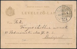 1910 Díjjegyes Levelezőlap VARANNÓ-TŐKE-TEREBES 324 Vasúti Bélyegzéssel / PS-card With Railway Postmark - Autres & Non Classés