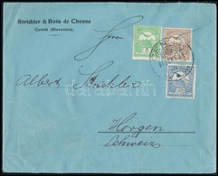 1912 Levél Turul 5f, 20f, 25f Bérmentesítéssel / Cover With 50f Frankind 'CERNIK' - 'HORGEN' - Other & Unclassified