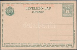 1916 Használatlan Hadisegély Levelezőlap Horvát-magyar Nyelvű (400 P) / Croatian-Hungarian PS-card, Unused - Autres & Non Classés