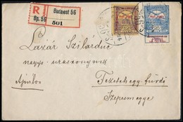 1916 Ajánlott Levél Hadisegély I.-II. Bélyeggel Feketehegyfürdőre / Registered Cover - Other & Unclassified