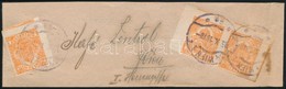 1918 3 Db Hírlapbélyeg Címszalagon / Wrapper To Vienna Franked With 3 Newspaper Stamps - Other & Unclassified