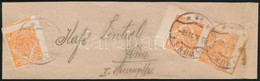 1918 3 Db Hírlapbélyeg Címszalagon / Wrapper To Vienna Franked With 3 Newspaper Stamps - Autres & Non Classés