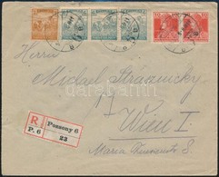 1918 Ajánlott Levél Arató-Károly Bérmentesítéssel / Registered Cover 'POZSONY' - Other & Unclassified