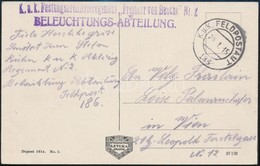 1915 Tábori Posta Képeslap / Field Postcard 'K.u.k. Festungsartillerieregiment Freiherr Von Bescht Nr.2. Beleuchtungs-Ab - Autres & Non Classés