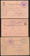 1915 3 Db Tábori Posta Levelezőlap Klf 'K.u.k. 30.5. Cm Mörser' Bélyegzésekkel + Az Egyiken Lembergi Némebélyegző / 3 Fi - Other & Unclassified