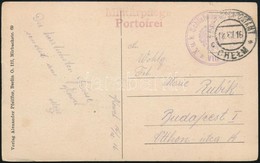 1916 Tábori Posta Képeslap / Field Postcard 'K.u.k. Schlafwagensanitätszug VIII' + 'EP CHELM C' - Andere & Zonder Classificatie