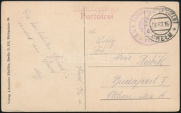 1916 Tábori Posta Képeslap / Field Postcard 'K.u.k. Schlafwagensanitätszug VIII' + 'EP CHELM C' - Altri & Non Classificati