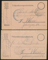 1916 2 Db Tábori Posta Levezőlap / Field PS-card 'EP GRUBIESZOW' - Other & Unclassified