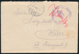 1917 Tábori Posta Levél Tartalommal / Field Post Cover With Content '53. Honvéd Gyalog Hadosztály XXVIII Kiképző Csoport - Andere & Zonder Classificatie