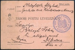 1917 Tábori Posta Levelezőlap Katonai Bíróságról Küldve / Field Postcard 'Gericht Des K.u.k. Kreiskommandos Mitrovica Se - Other & Unclassified