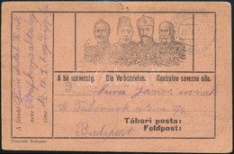 1917 Grafikus Tábori Posta Levelezőlap / Field Postcard 'EP Prijepolja B' - Altri & Non Classificati